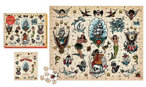For the Love of Tattoos 500-Piece Puzzle by Verena Hutter, Eric Hinkley, 9780762485994