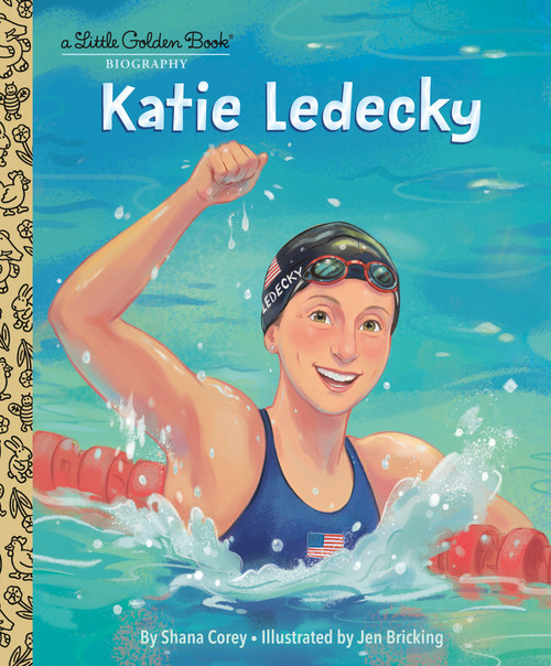 Katie Ledecky: A Little Golden Book Biography by Shana Corey, Jen Bricking, 9780593706251