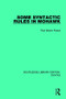 Some Syntactic Rules in Mohawk by Paul Martin Postal, 9781138208711