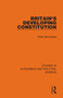 Britain's Developing Constitution by Peter Bromhead, 9781032126395