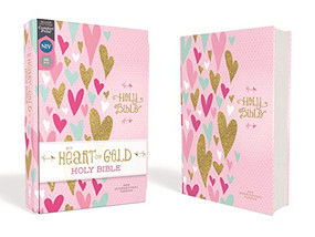 NIV, Heart of Gold Holy Bible, Hardcover, Red Letter, Comfort Print by Zondervan, 9780310768524