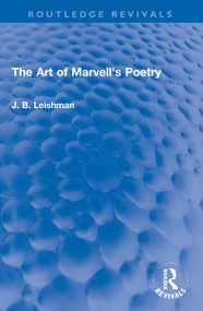 The Art of Marvell's Poetry - 9781032102818 by J. B. Leishman, 9781032102818