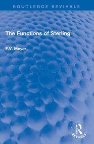 The Functions of Sterling - 9781032103006 by F.V. Meyer, 9781032103006