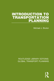Introduction to Transportation Planning - 9780367726577 by Michael J. Bruton, 9780367726577