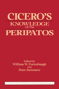 Cicero's Knowledge of the Peripatos - 9781138508156 by William W. Fortenbaugh, Peter Steinmetz, 9781138508156