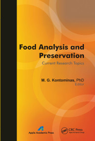 Food Analysis and Preservation (Current Research Topics) - 9781774632345 by Michael G. Kontominas, 9781774632345