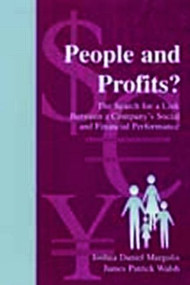 People and Profits? (The Search for A Link Between A Company's Social and Financial Performance) - 9780805840117 by Joshua Daniel Margolis, James P. Walsh, 9780805840117