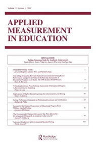 Setting Consensus Goals for Academic Achievement (A Special Issue of applied Measurement in Education) by James Pellegrino, Lauress Wise, Nambury Raju, 9780805898507