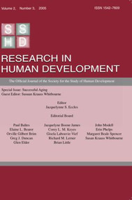 Successful Aging (A Special Issue of research in Human Development) - 9780805894233 by Susan Krauss Whitbourne, 9780805894233