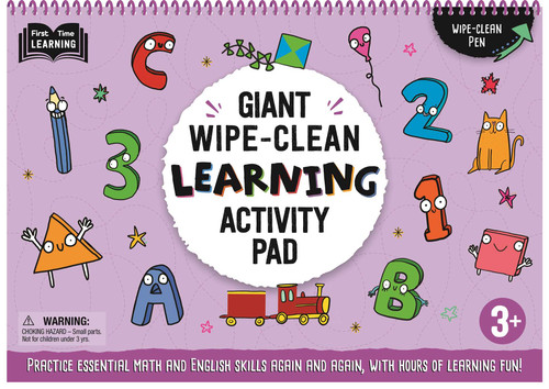 Giant Wipe-Clean Learning Activity Pack (Practice Essential Math and English Skills, With Hours of Learning Fun! 3+) by IglooBooks, Katie Abey, 9781837717804