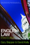 English Law by Gary Slapper, David Kelly, 9780415499514