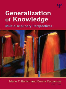 Generalization of Knowledge (Multidisciplinary Perspectives) - 9781138975064 by Marie T. Banich, Donna Caccamise, 9781138975064
