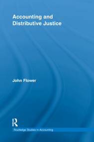 Accounting and Distributive Justice - 9780415645638 by John Flower, 9780415645638
