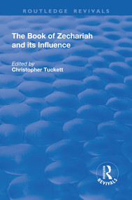 The Book of Zechariah and its Influence - 9781138708600 by Christopher Tuckett, 9781138708600