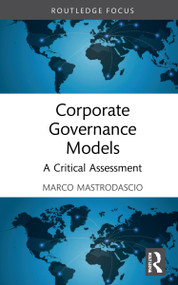 Corporate Governance Models (A Critical Assessment) - 9781032126982 by Marco Mastrodascio, 9781032126982