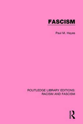 Fascism - 9781138938380 by Paul M. Hayes, 9781138938380