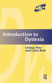 Introduction to Dyslexia - 9781853469640 by Lindsay Peer, Gavin Reid, 9781853469640