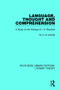 Language, Thought and Comprehension (A Study of the Writings of I. A. Richards) - 9781138685147 by W. H. N. Hotopf, 9781138685147