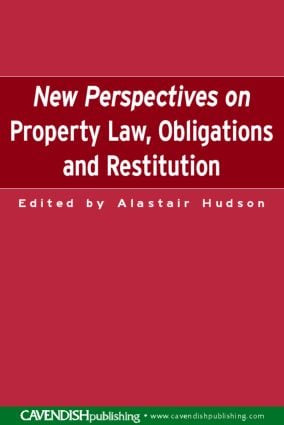 New Perspectives on Property Law (Obligations and Restitution) - 9781859418420 by Alistair Hudson, 9781859418420