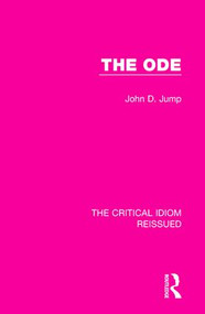 The Ode - 9781138283886 by John D. Jump, 9781138283886