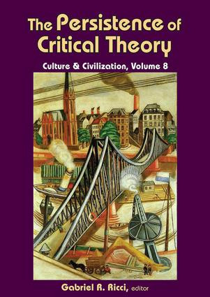 The Persistence of Critical Theory - 9781412864282 by Gabriel R. Ricci, 9781412864282