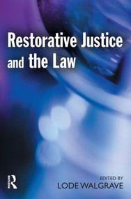 Restorative Justice and the Law - 9781903240960 by Lode Walgrave, 9781903240960