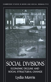 Social Divisions - 9781857282023 by Lydia Morris, 9781857282023