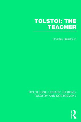 Tolstoi: The Teacher - 9781138803336 by Charles-Baudouin, 9781138803336