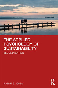 The Applied Psychology of Sustainability - 9781138595248 by Robert G. Jones, 9781138595248