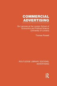 Commercial Advertising (RLE Advertising) - 9781138971158 by Thomas Russell, 9781138971158