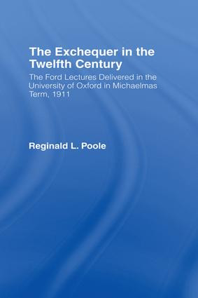 Exchequer in the 12th Century - 9781138990852 by R. L. Poole, 9781138990852