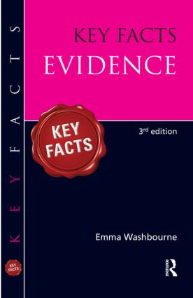 Key Facts Evidence by Emma Washbourne, 9781444118629