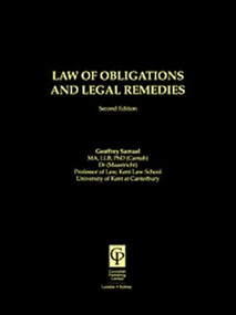 Law of Obligations & Legal Remedies - 9781859415665 by Geoffrey Samuel, 9781859415665