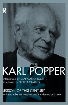 The Lesson of this Century (With Two Talks on Freedom and the Democratic State) - 9780415129596 by Karl Popper, Patrick Camiller, 9780415129596