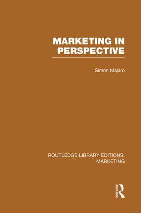 Marketing in Perspective (RLE Marketing) - 9781138980471 by Simon Majaro, 9781138980471