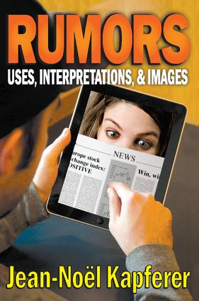 Rumors (Uses, Interpretation and Necessity) - 9781412851558 by Jean-Noel Kapferer, 9781412851558