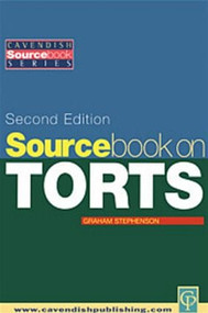 Sourcebook on Tort Law 2/e by Graham Stephenson, 9781859415870