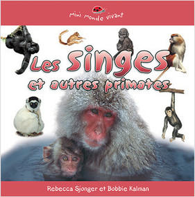 Les singes et autres primates (Monkeys and other Primates) by Rebecca Sjonger, 9782895794400