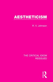 Aestheticism - 9781138231634 by R. V. Johnson, 9781138231634