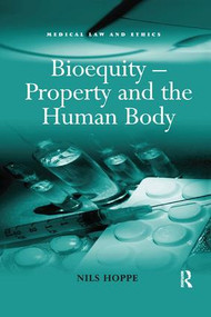 Bioequity - Property and the Human Body - 9781138259942 by Nils Hoppe, 9781138259942