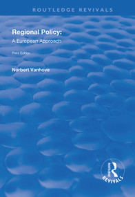 Regional Policy (A European Approach) - 9781138330368 by Norbert Vanhove, 9781138330368