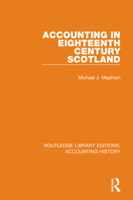 Accounting in Eighteenth Century Scotland - 9780367534165 by Michael J. Mepham, 9780367534165