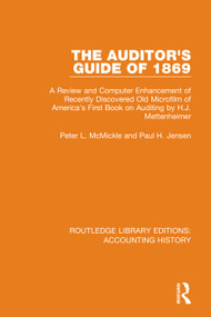 The Auditor's Guide of 1869 - 9780367534622 by Peter L. McMickle, Paul H. Jensen, 9780367534622