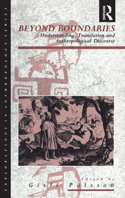 Beyond Boundaries (Understanding, Translation and Anthropological Discourse) - 9781859730218 by Gisli Palsson, 9781859730218