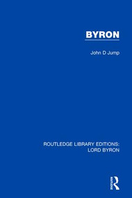 Byron - 9781138648418 by John D. Jump, 9781138648418