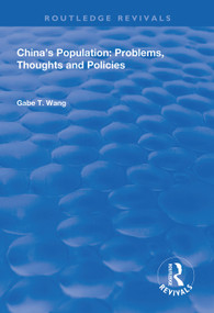 China's Population (Problems, Thoughts and Policies) - 9781138615526 by Gabe T. Wang, 9781138615526
