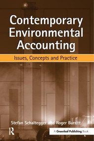 Contemporary Environmental Accounting (Issues, Concepts and Practice) - 9781874719359 by Stefan Schaltegger, Roger Burritt, 9781874719359