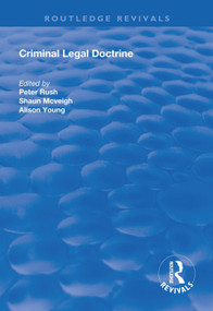 Criminal Legal Doctrine - 9781138331440 by Peter Rush, Shaun Mc Veigh, Alison Young, 9781138331440