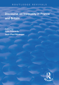 Discourse on Inequality in France and Britain - 9781138311688 by John Edwards, Jean-Paul Révauger, 9781138311688