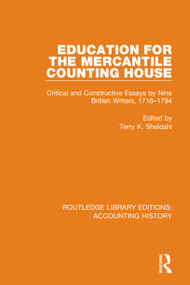 Education for the Mercantile Counting House (Critical and Constructive Essays by Nine British Writers, 1716-1794) - 9780367518752 by Terry K. Sheldahl, 9780367518752